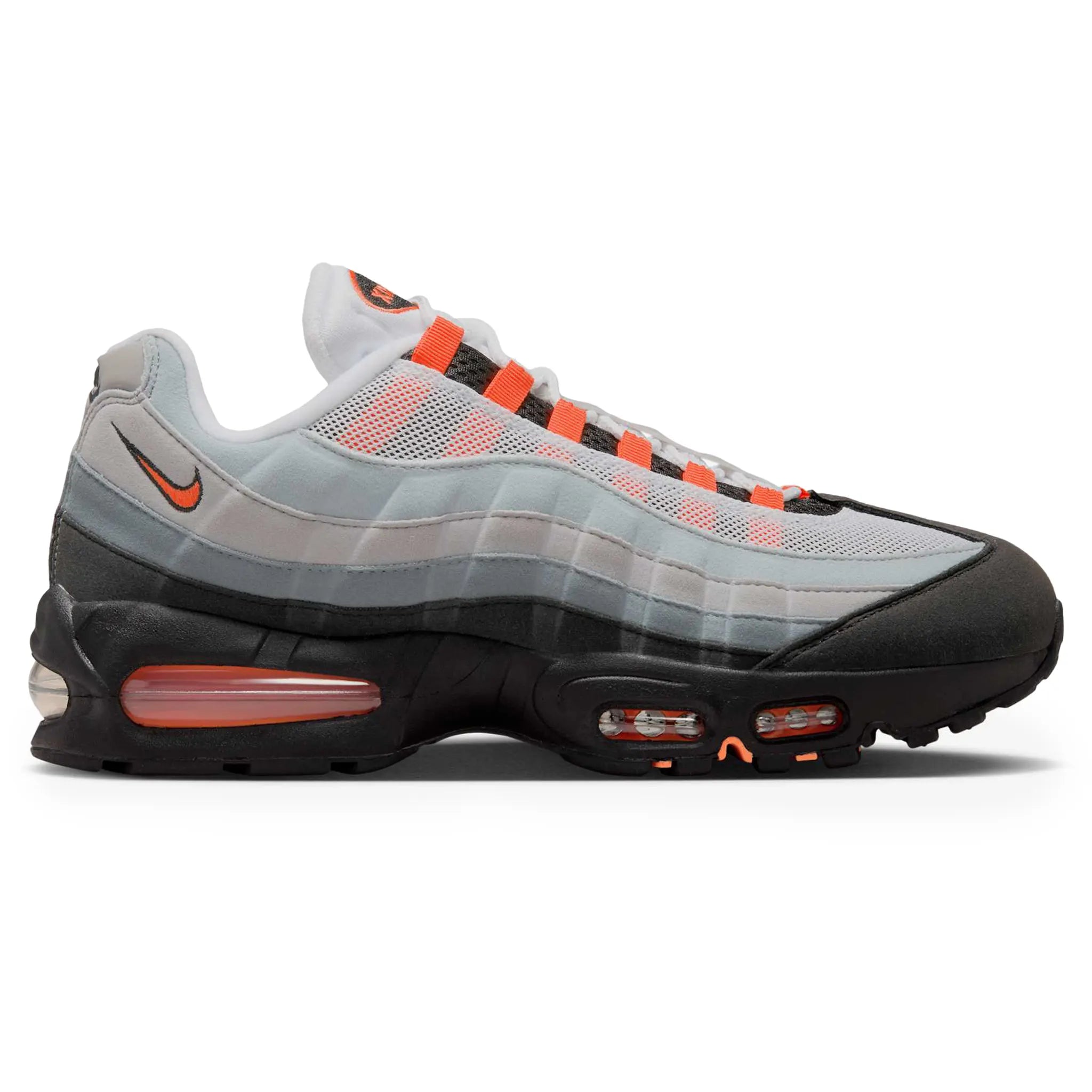 Side View of Nike Air Max 95 OG Big Bubble Bright Mandarin (2025) HM4740-005